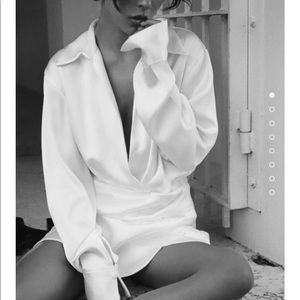 Short Satin Effect dress